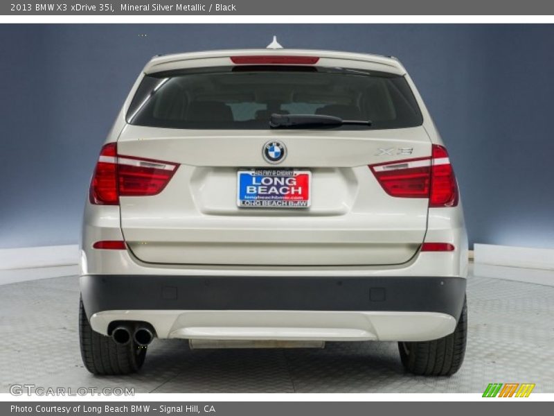 Mineral Silver Metallic / Black 2013 BMW X3 xDrive 35i