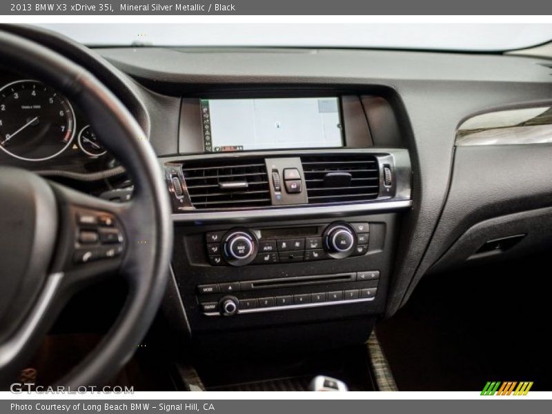Mineral Silver Metallic / Black 2013 BMW X3 xDrive 35i