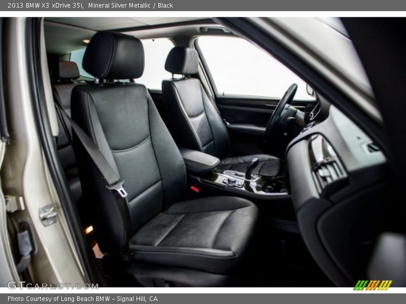 Mineral Silver Metallic / Black 2013 BMW X3 xDrive 35i