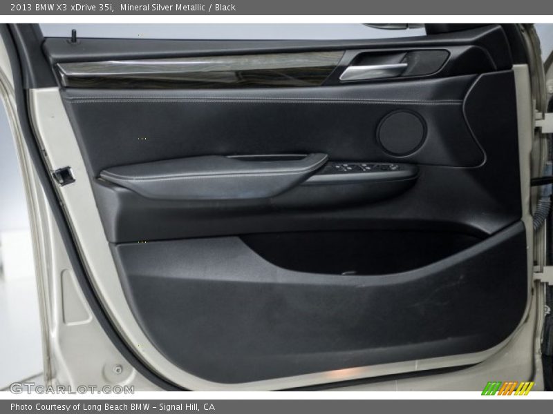 Mineral Silver Metallic / Black 2013 BMW X3 xDrive 35i