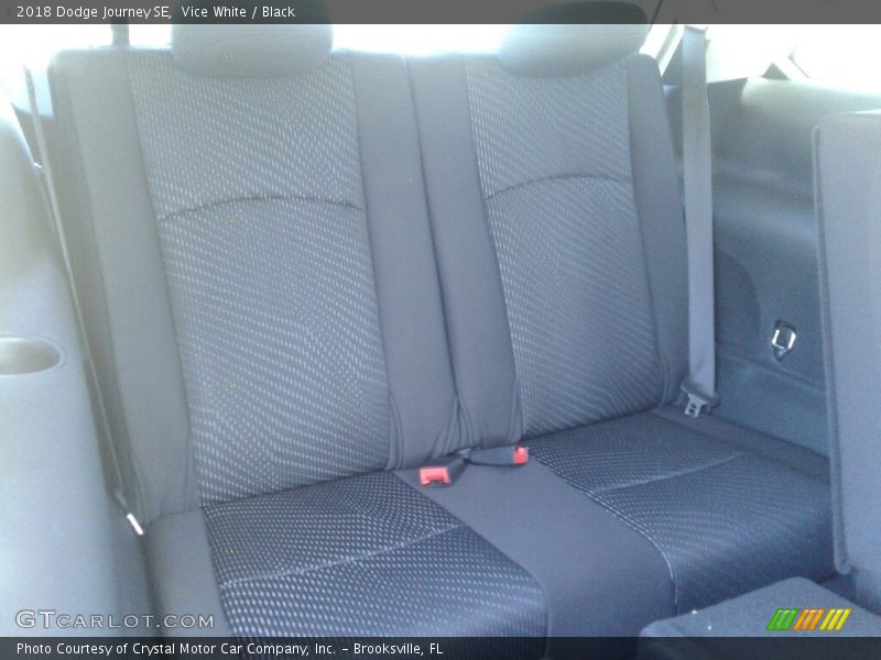 Vice White / Black 2018 Dodge Journey SE