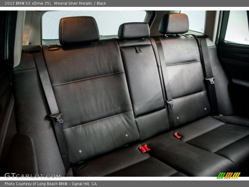 Mineral Silver Metallic / Black 2013 BMW X3 xDrive 35i