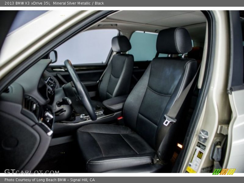 Mineral Silver Metallic / Black 2013 BMW X3 xDrive 35i