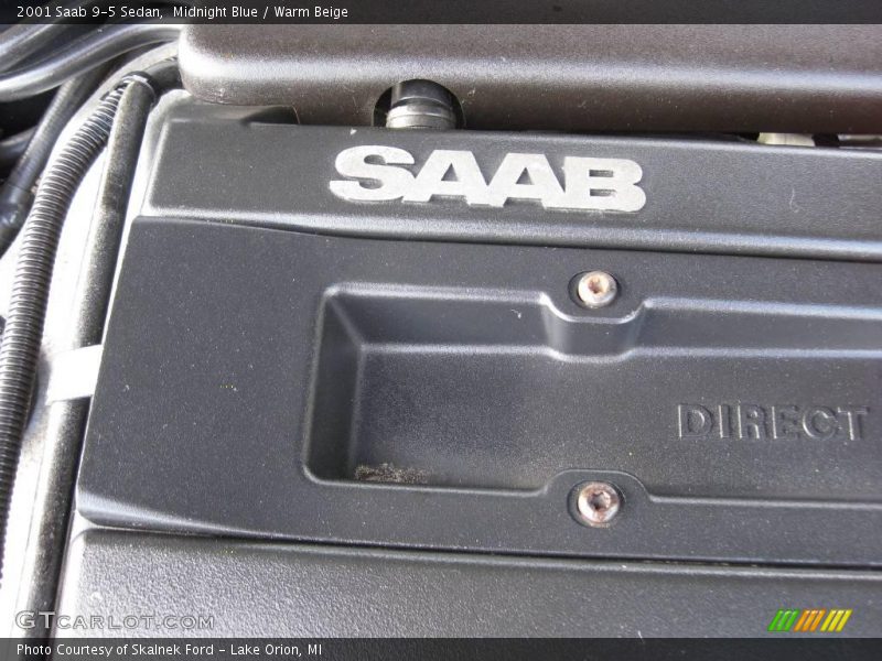 Midnight Blue / Warm Beige 2001 Saab 9-5 Sedan