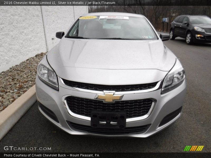 Silver Ice Metallic / Jet Black/Titanium 2016 Chevrolet Malibu Limited LS