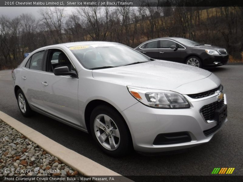 Silver Ice Metallic / Jet Black/Titanium 2016 Chevrolet Malibu Limited LS
