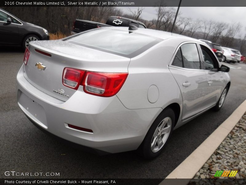 Silver Ice Metallic / Jet Black/Titanium 2016 Chevrolet Malibu Limited LS