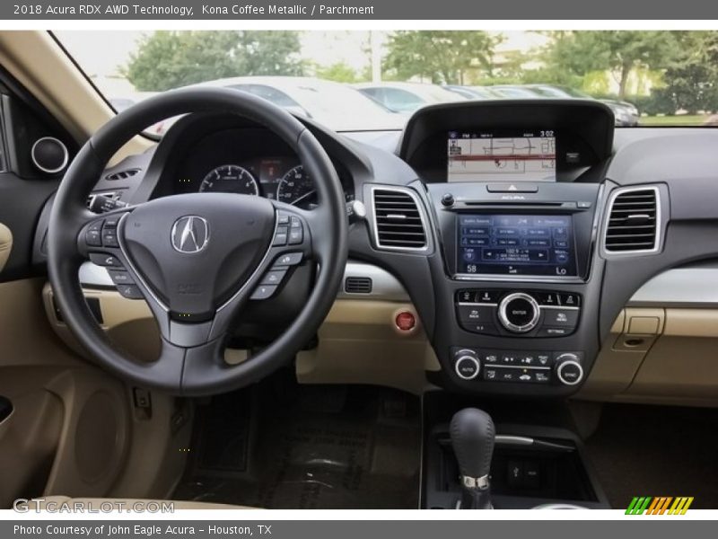 Kona Coffee Metallic / Parchment 2018 Acura RDX AWD Technology