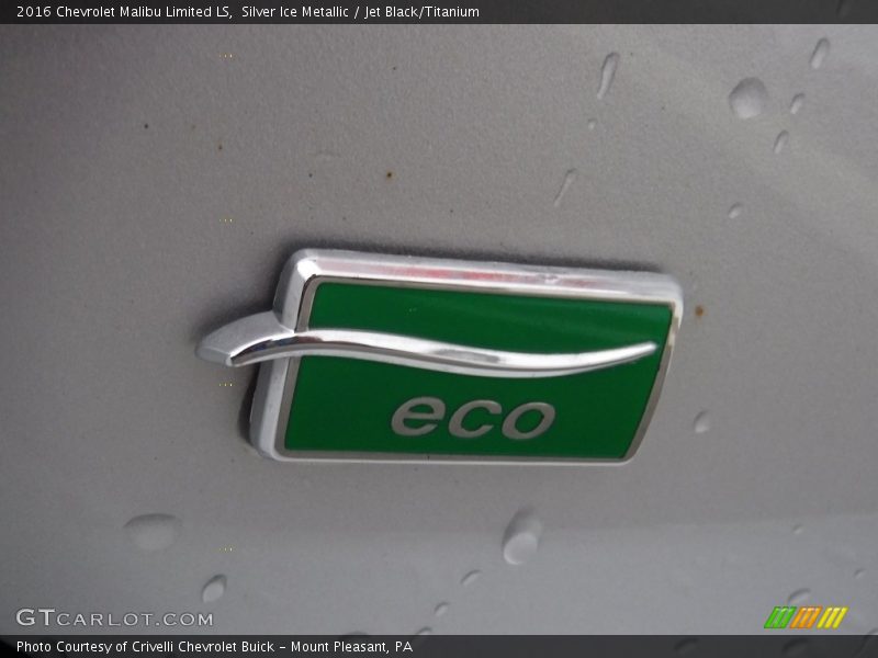 Silver Ice Metallic / Jet Black/Titanium 2016 Chevrolet Malibu Limited LS
