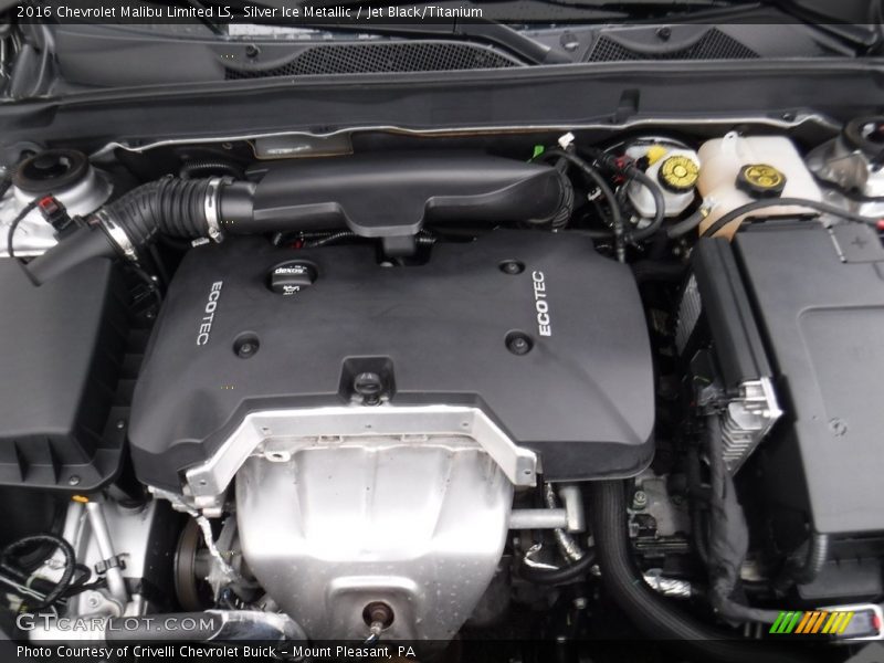 Silver Ice Metallic / Jet Black/Titanium 2016 Chevrolet Malibu Limited LS