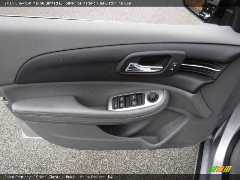 Silver Ice Metallic / Jet Black/Titanium 2016 Chevrolet Malibu Limited LS