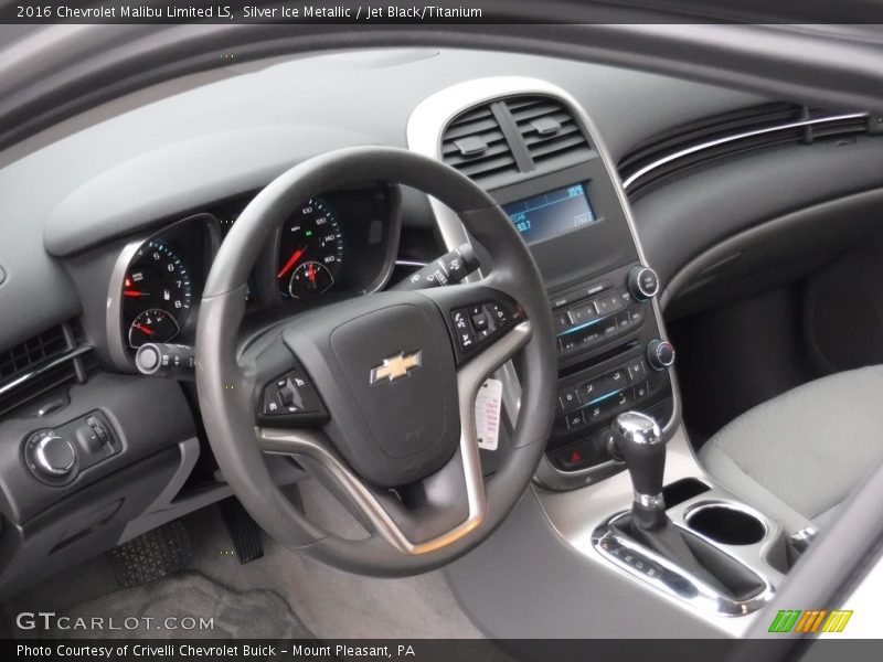 Silver Ice Metallic / Jet Black/Titanium 2016 Chevrolet Malibu Limited LS