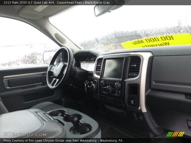 Copperhead Pearl / Black/Diesel Gray 2013 Ram 1500 SLT Quad Cab 4x4