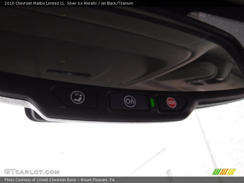 Silver Ice Metallic / Jet Black/Titanium 2016 Chevrolet Malibu Limited LS