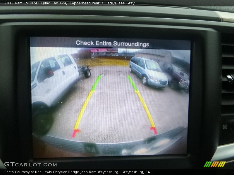 Copperhead Pearl / Black/Diesel Gray 2013 Ram 1500 SLT Quad Cab 4x4