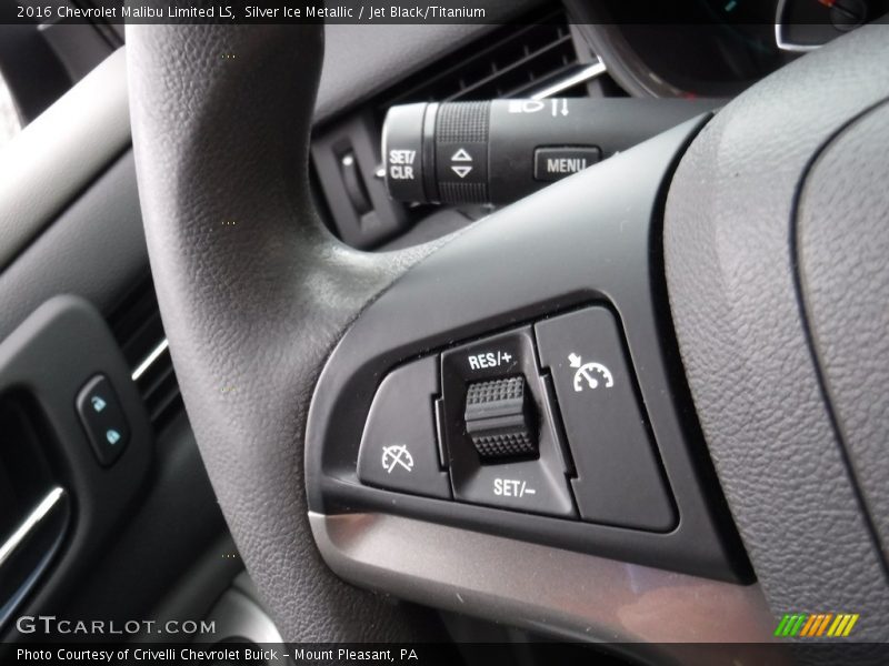 Silver Ice Metallic / Jet Black/Titanium 2016 Chevrolet Malibu Limited LS