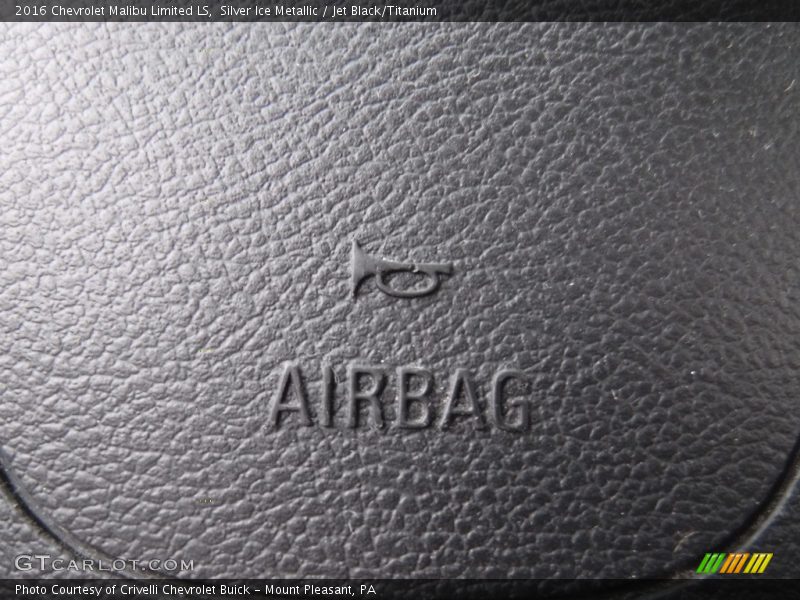 Silver Ice Metallic / Jet Black/Titanium 2016 Chevrolet Malibu Limited LS
