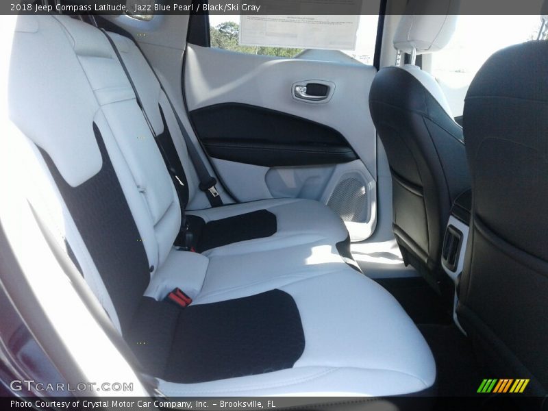 Jazz Blue Pearl / Black/Ski Gray 2018 Jeep Compass Latitude