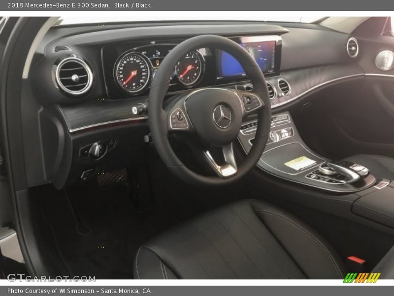 Black / Black 2018 Mercedes-Benz E 300 Sedan