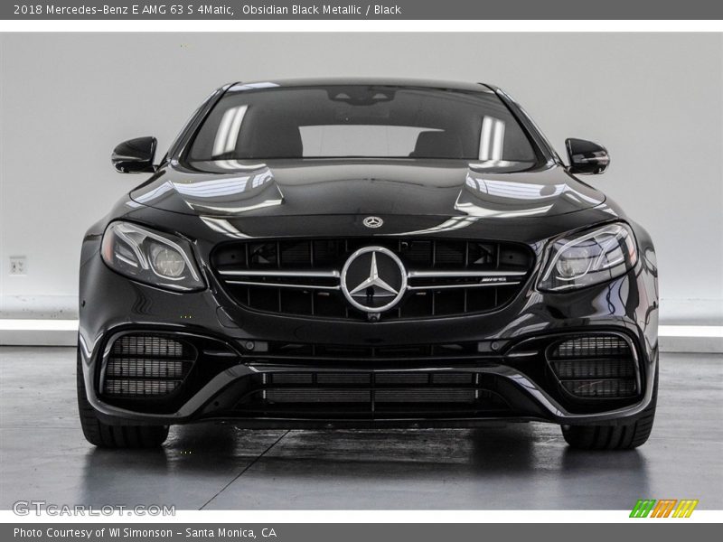 Obsidian Black Metallic / Black 2018 Mercedes-Benz E AMG 63 S 4Matic