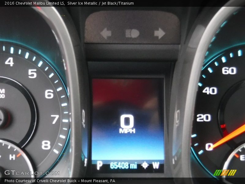 Silver Ice Metallic / Jet Black/Titanium 2016 Chevrolet Malibu Limited LS