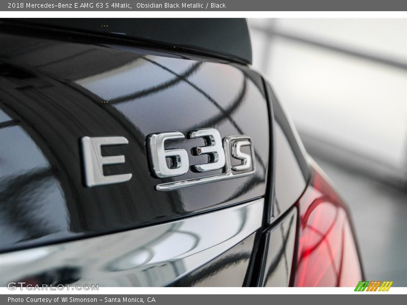 Obsidian Black Metallic / Black 2018 Mercedes-Benz E AMG 63 S 4Matic
