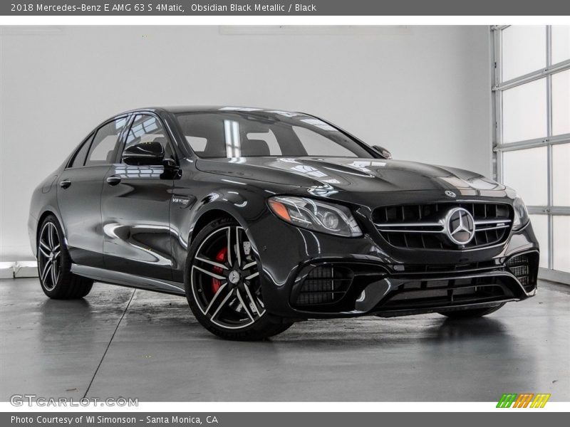 Front 3/4 View of 2018 E AMG 63 S 4Matic