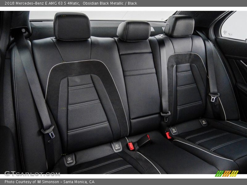 Rear Seat of 2018 E AMG 63 S 4Matic