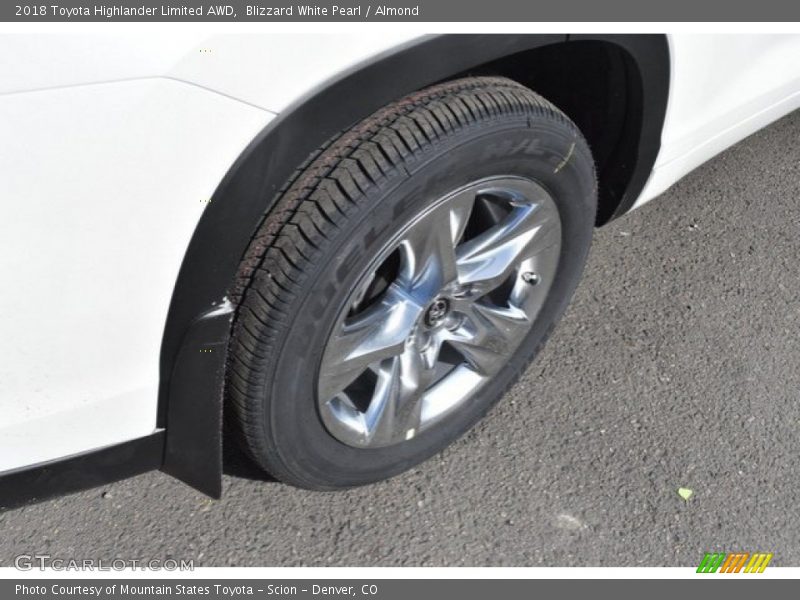 Blizzard White Pearl / Almond 2018 Toyota Highlander Limited AWD
