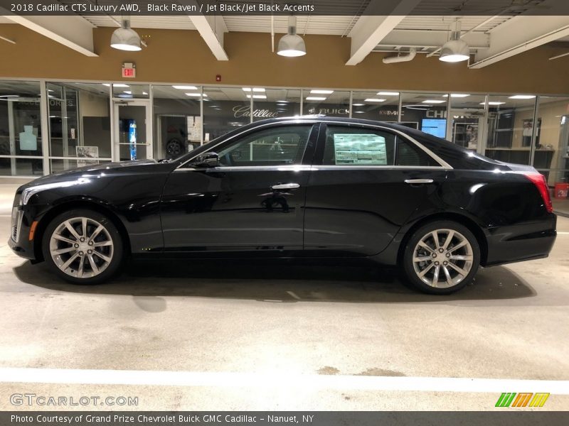 Black Raven / Jet Black/Jet Black Accents 2018 Cadillac CTS Luxury AWD
