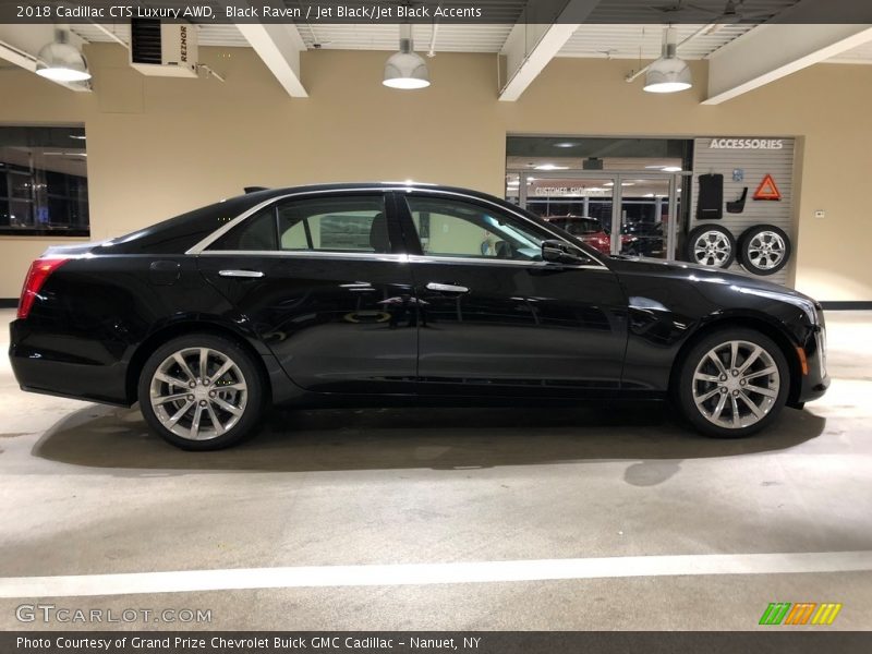 Black Raven / Jet Black/Jet Black Accents 2018 Cadillac CTS Luxury AWD