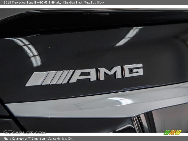 Obsidian Black Metallic / Black 2018 Mercedes-Benz E AMG 63 S 4Matic
