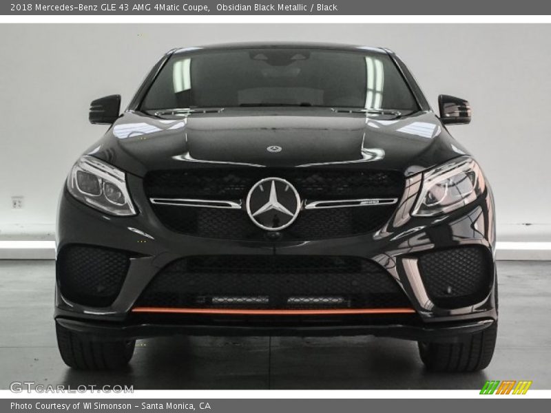 Obsidian Black Metallic / Black 2018 Mercedes-Benz GLE 43 AMG 4Matic Coupe