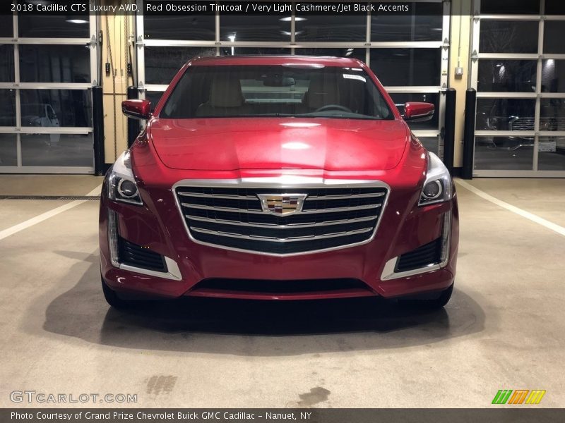 Red Obsession Tintcoat / Very Light Cashmere/Jet Black Accents 2018 Cadillac CTS Luxury AWD