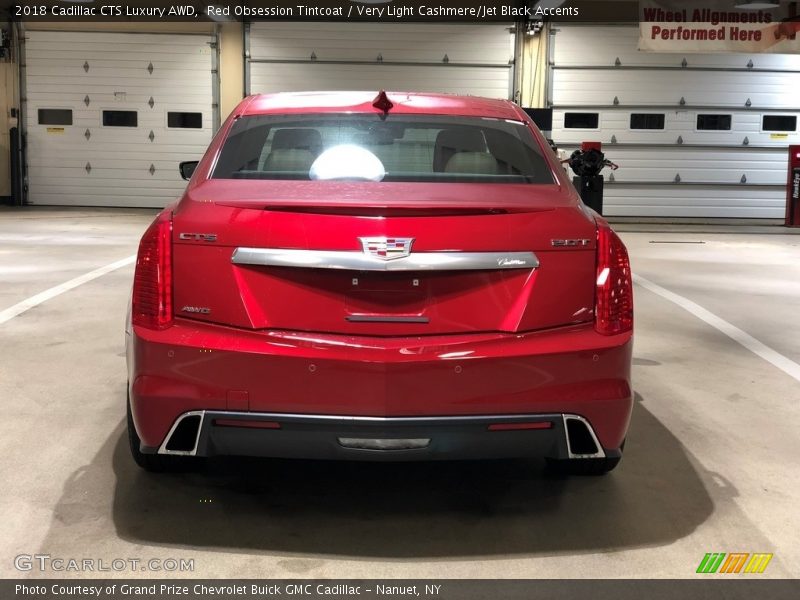 Red Obsession Tintcoat / Very Light Cashmere/Jet Black Accents 2018 Cadillac CTS Luxury AWD