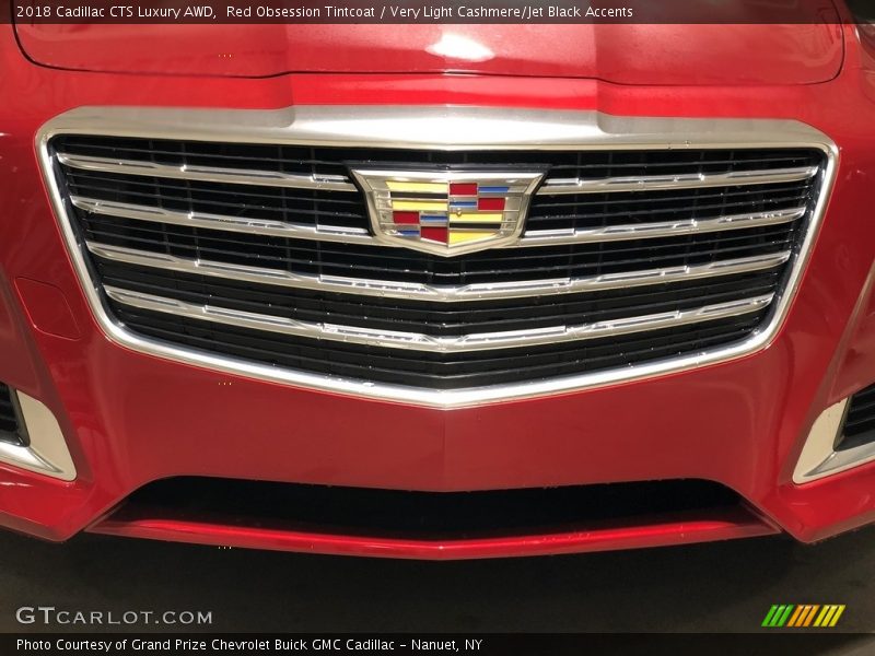 Red Obsession Tintcoat / Very Light Cashmere/Jet Black Accents 2018 Cadillac CTS Luxury AWD