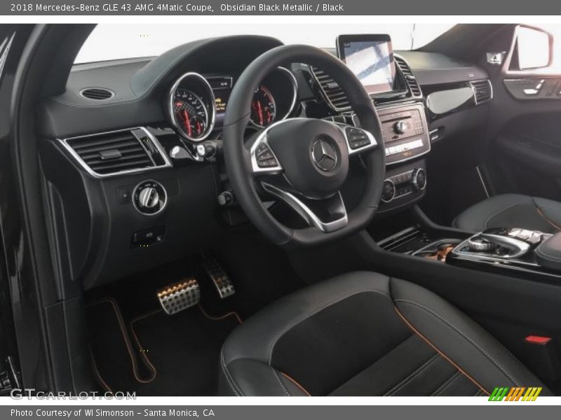Obsidian Black Metallic / Black 2018 Mercedes-Benz GLE 43 AMG 4Matic Coupe