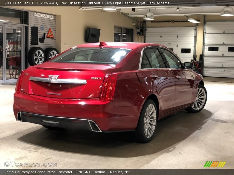 Red Obsession Tintcoat / Very Light Cashmere/Jet Black Accents 2018 Cadillac CTS Luxury AWD