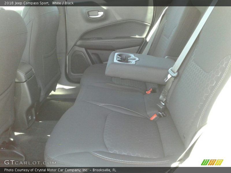 White / Black 2018 Jeep Compass Sport