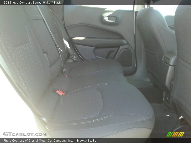 White / Black 2018 Jeep Compass Sport