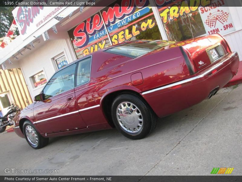 Carmine Red / Light Beige 1995 Cadillac Eldorado