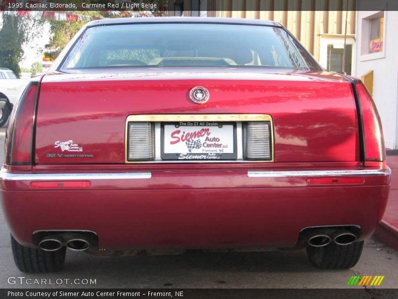 Carmine Red / Light Beige 1995 Cadillac Eldorado