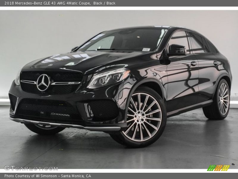 Black / Black 2018 Mercedes-Benz GLE 43 AMG 4Matic Coupe