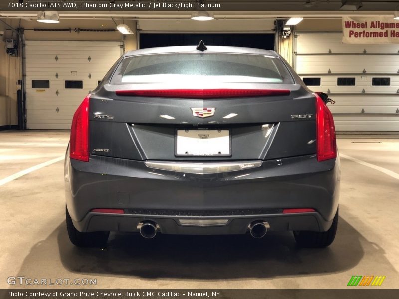 Phantom Gray Metallic / Jet Black/Light Platinum 2018 Cadillac ATS AWD
