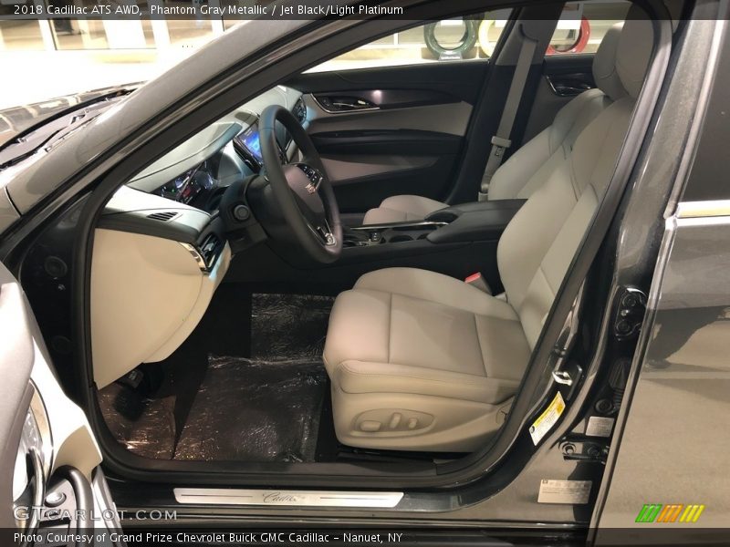 Phantom Gray Metallic / Jet Black/Light Platinum 2018 Cadillac ATS AWD