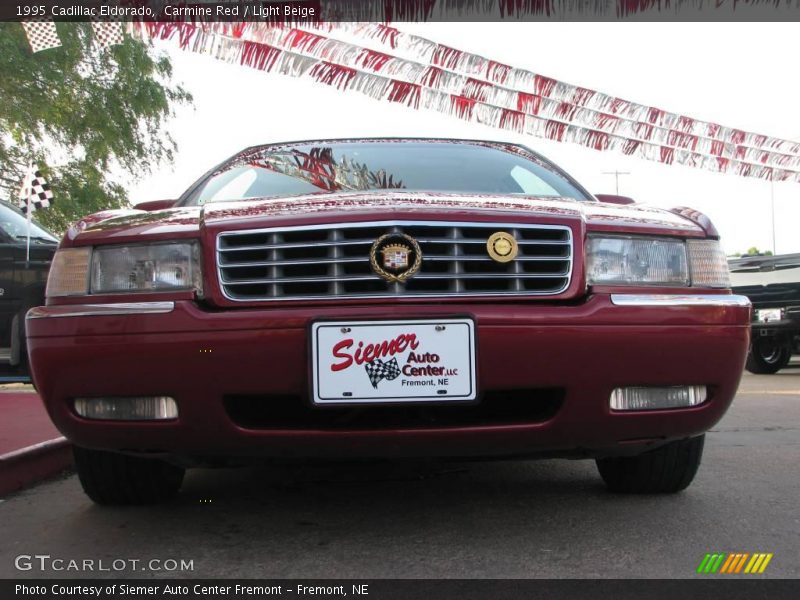 Carmine Red / Light Beige 1995 Cadillac Eldorado