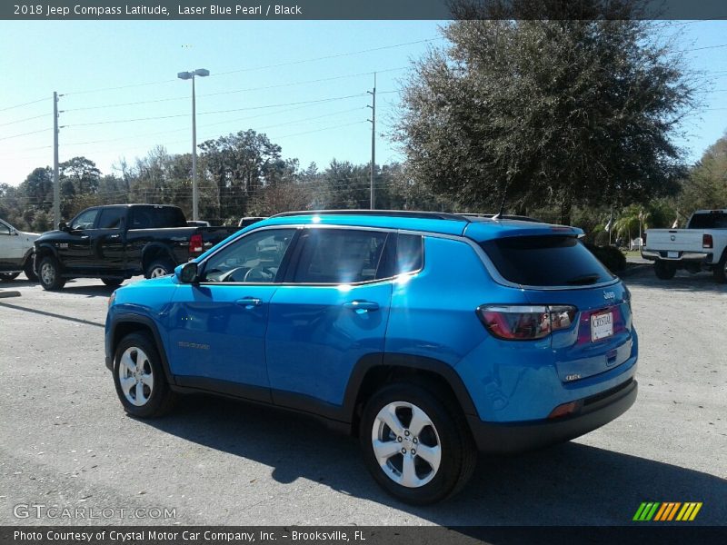 Laser Blue Pearl / Black 2018 Jeep Compass Latitude