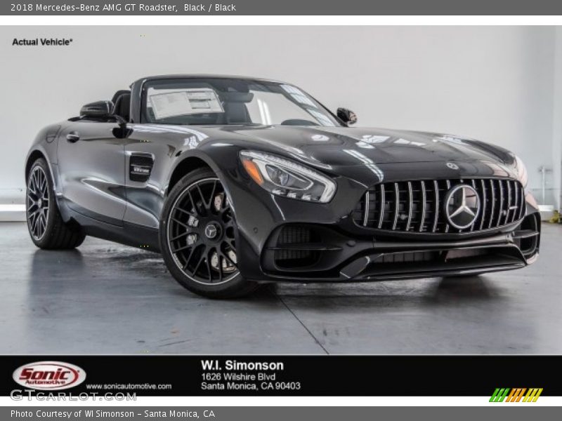 Black / Black 2018 Mercedes-Benz AMG GT Roadster