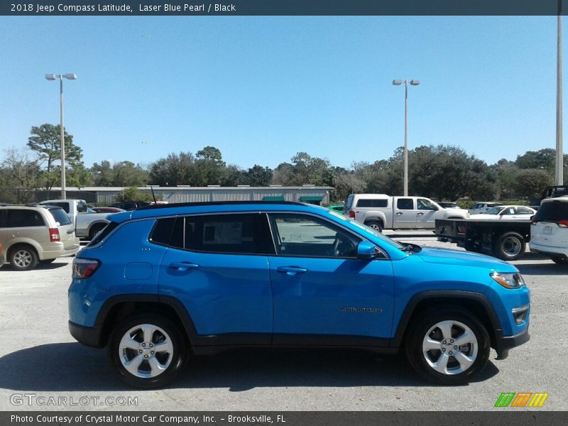 Laser Blue Pearl / Black 2018 Jeep Compass Latitude