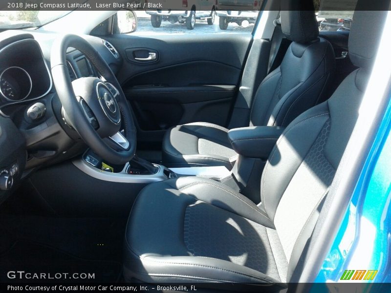 Laser Blue Pearl / Black 2018 Jeep Compass Latitude